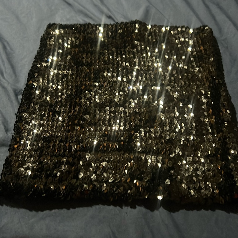 S/M sequins tube top absolutely beautiful no tags no name worn one time